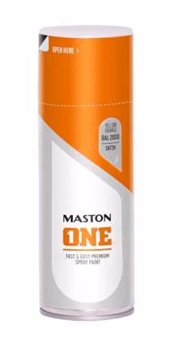 Maston Spray Paint ONE Satin Yellow Orange RAL2000 400ml