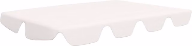 Berkfield Home Replacement PVC-Coated Garden Swing Canopy in White W/D/H: 188 x 145 x 110 cm