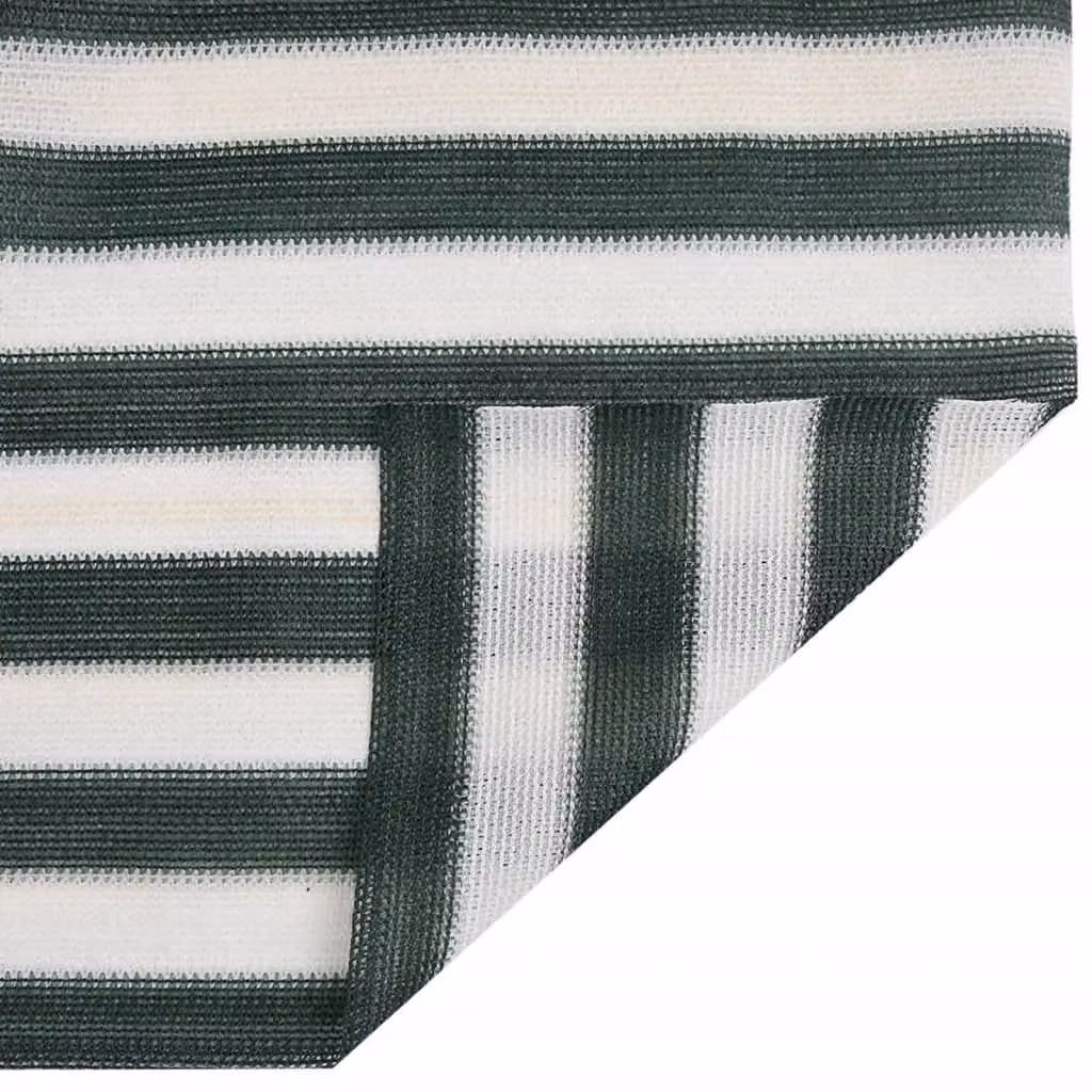 Berkfield Home Green and White HDPE Privacy Netting Mat – 4
