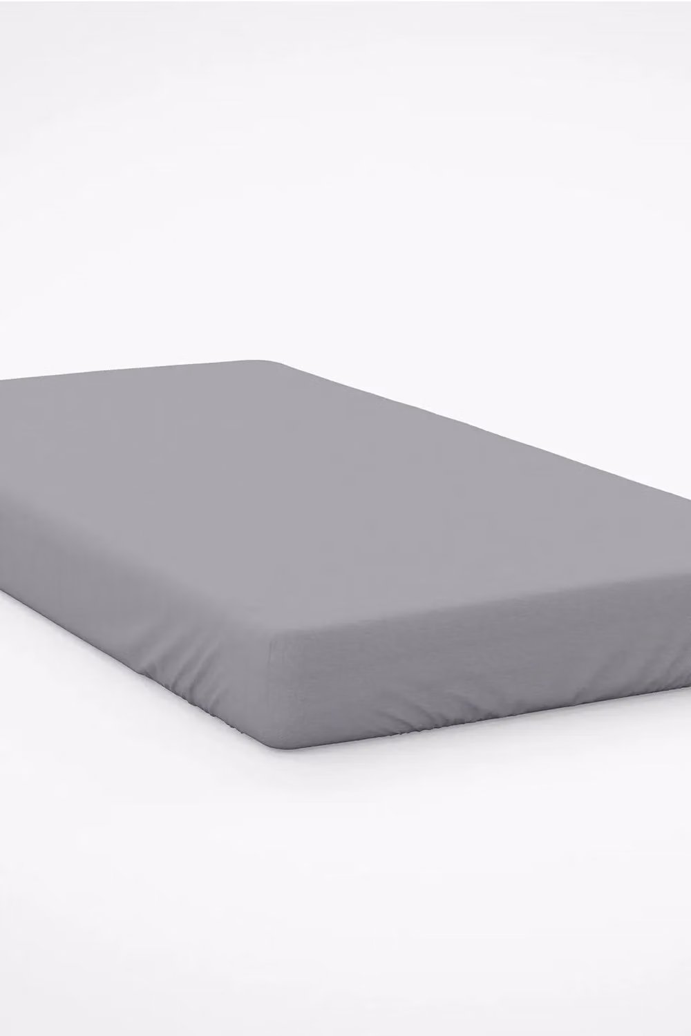 Belledorm Easycare 200 Thread Count Cotton Polyester Percale Fitted Sheet, Grey, Double, W/D/H: 140 x 200 x 38 cm – 2
