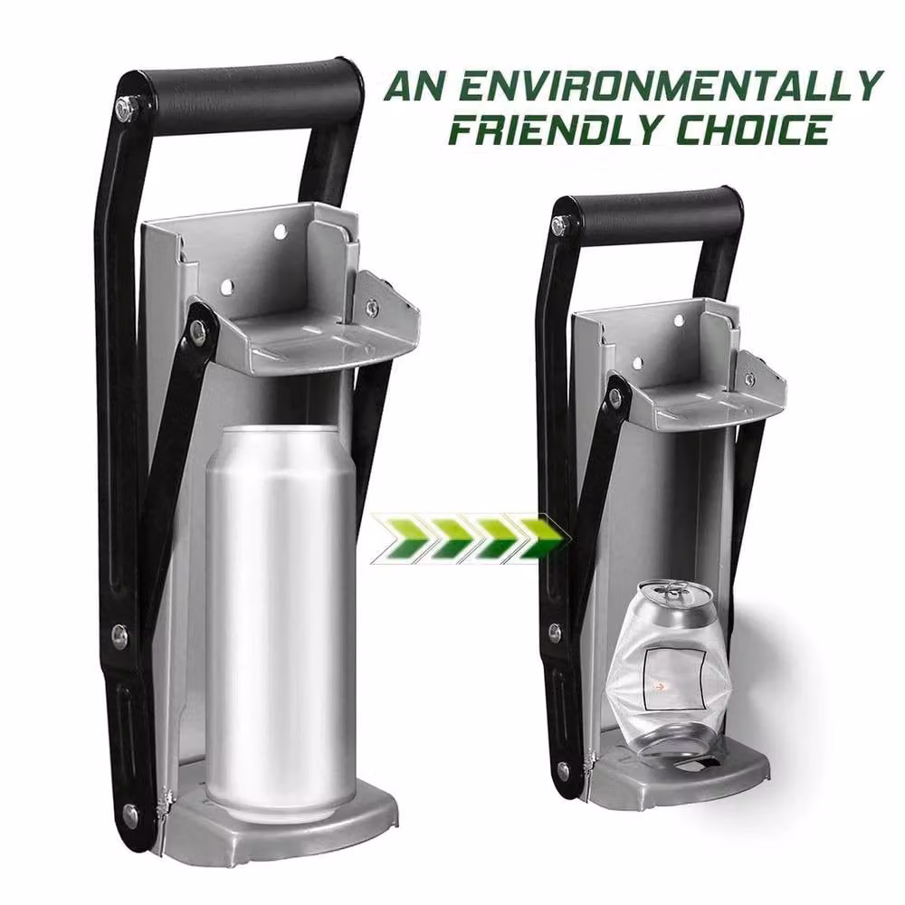 Spetlek Wall Mounted Metal Beer Tin Can Crusher for 500ml Cans in Grey – 3