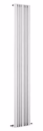 Reina Bonera Vertical Steel Radiator, White, H 180 cm x W 45.6 cm