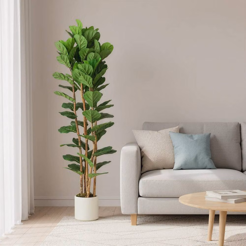 Wyld Haus Racori 180cm Artificial Fiddle Leaf Fig Tree, Green – 6