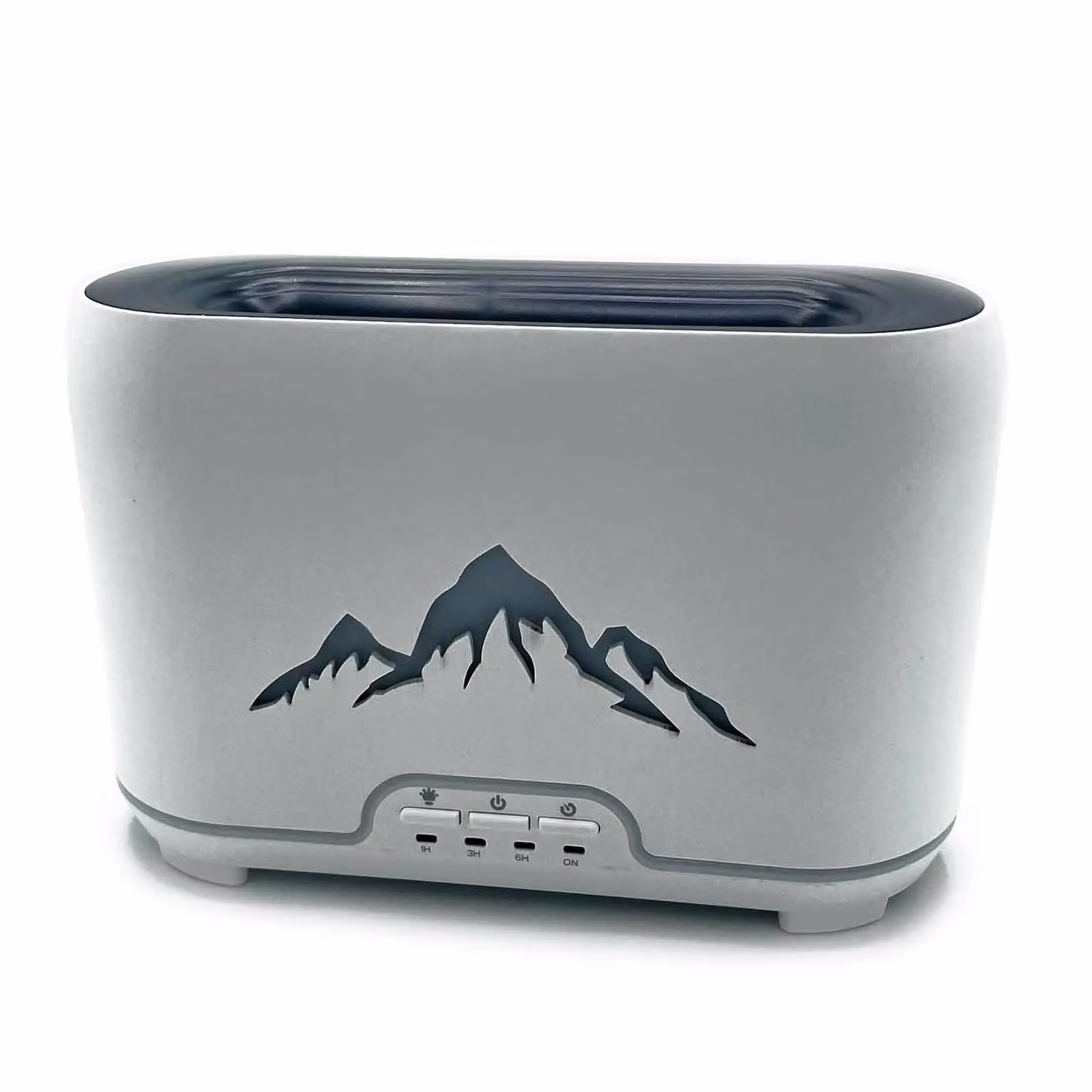 KDMD Himalayas Aroma Diffuser with Flame Effect and Remote Control, White – 3