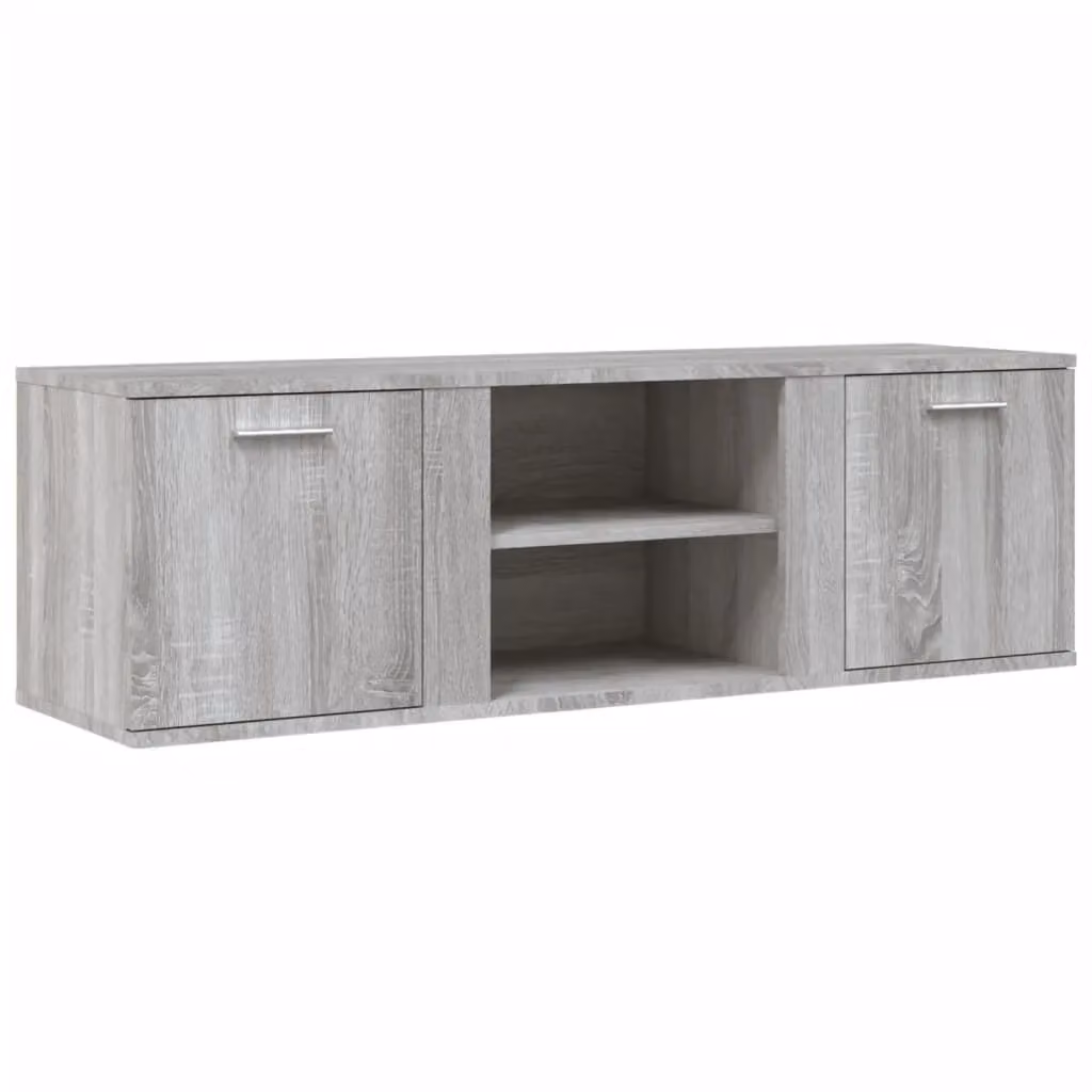 Berkfield Home Grey Sonoma TV Cabinet in Engineered Wood W/D/H: 120 x 34 x 37 cm – 2