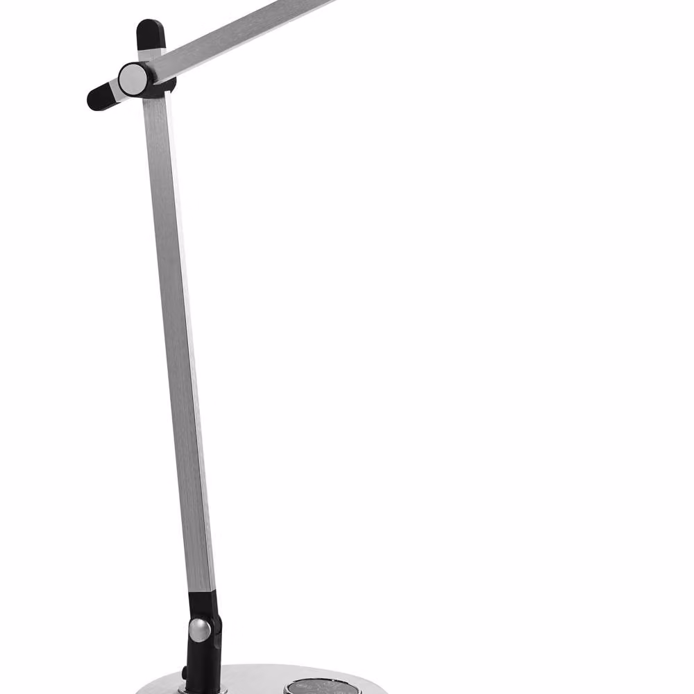 Wyld and Coco LED Desk Lamp in Silver with Adjustable Dimming and 3 CCT Modes – 2