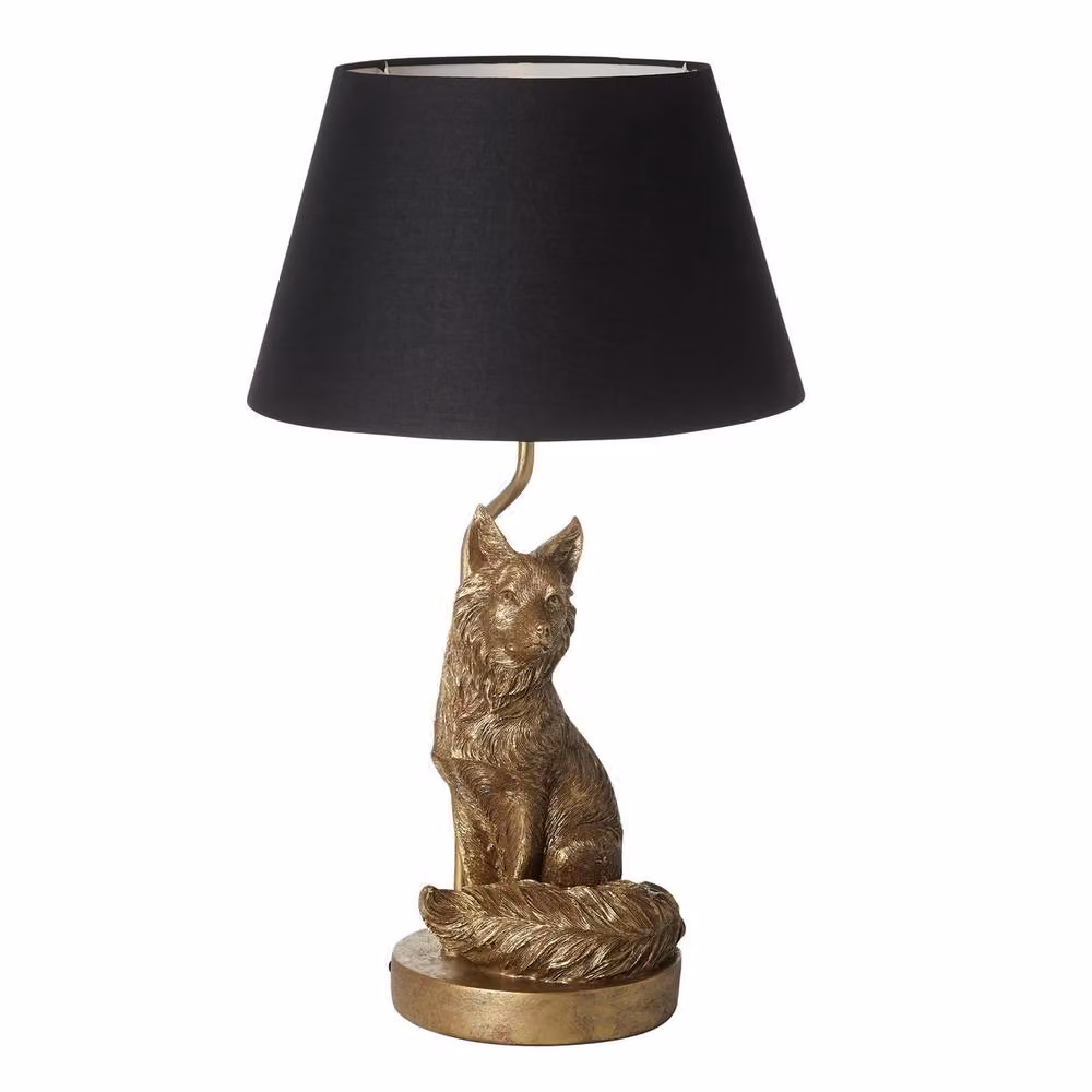 Netlighting Fox Base and Shade Table Lamp in Gold and Black – 4