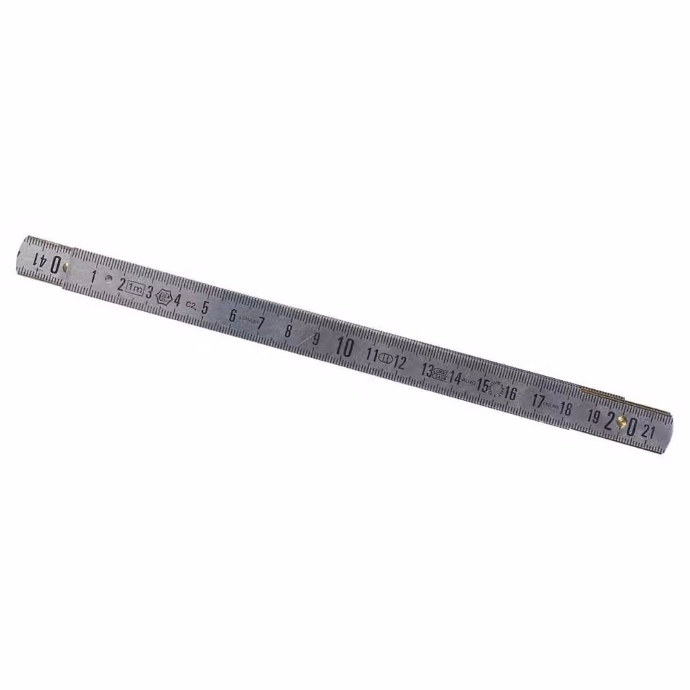 Stanley Silver Duralumin Folding Rule – 2