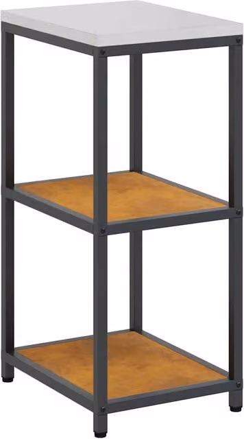 Berkfield Home Kitchen Storage Shelf in Brown Rusty Weathering Steel