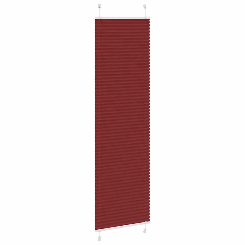 Berkfield Home Single Pleat Corded Blind in Bordeaux Red, W: 60 cm, H: 200 cm – 3