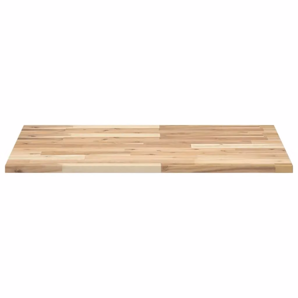 Berkfield Home Solid Wood Acacia Desk Top in Brown, W: 80 cm, D: 60 cm, H: 2 cm – 2