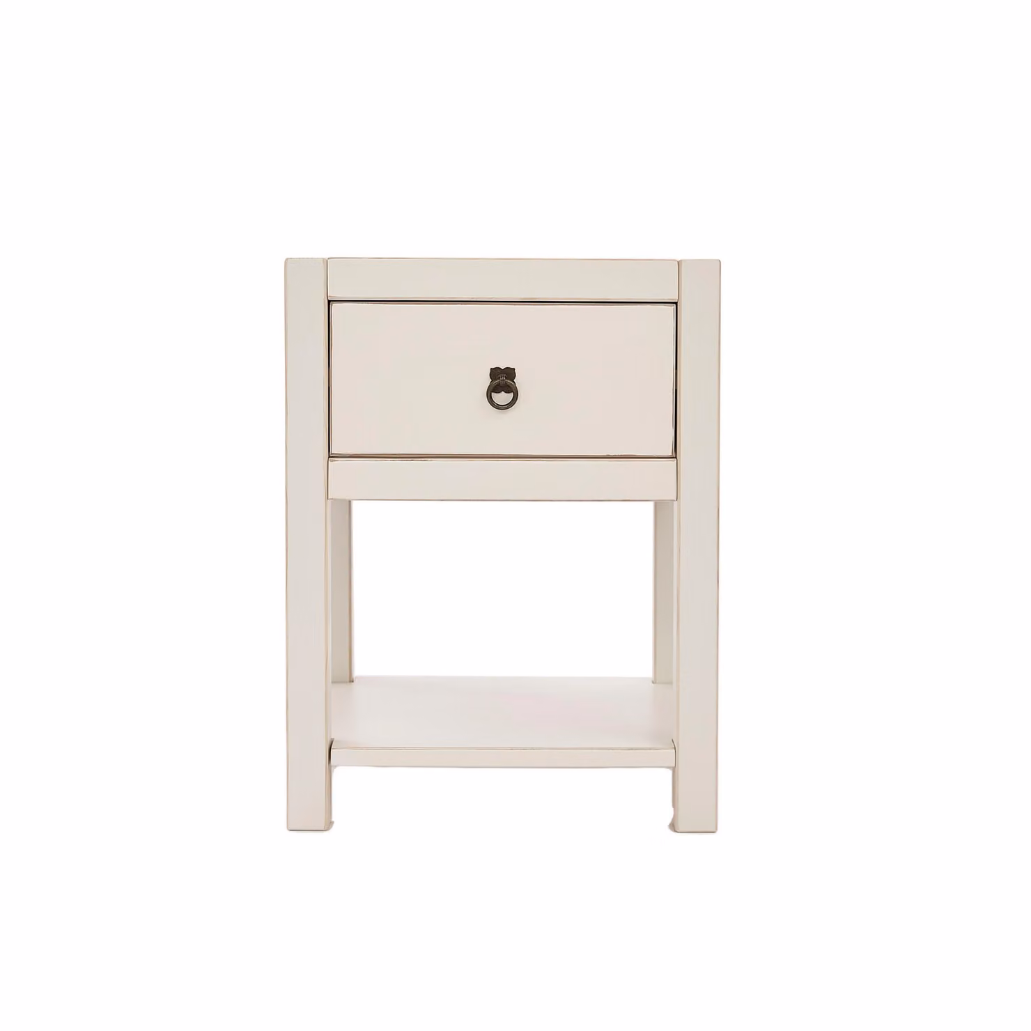 Cabinet Bits Sino 1 Drawer Bedside Table in White – 2