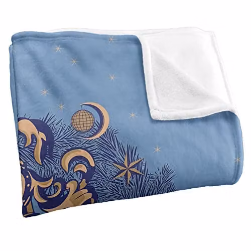 Warner Brothers Harry Potter and The Deathly Hallows Part 2 Fleece Blanket, W/D/H: 152 x 127 cm, White/Multicolour – 2