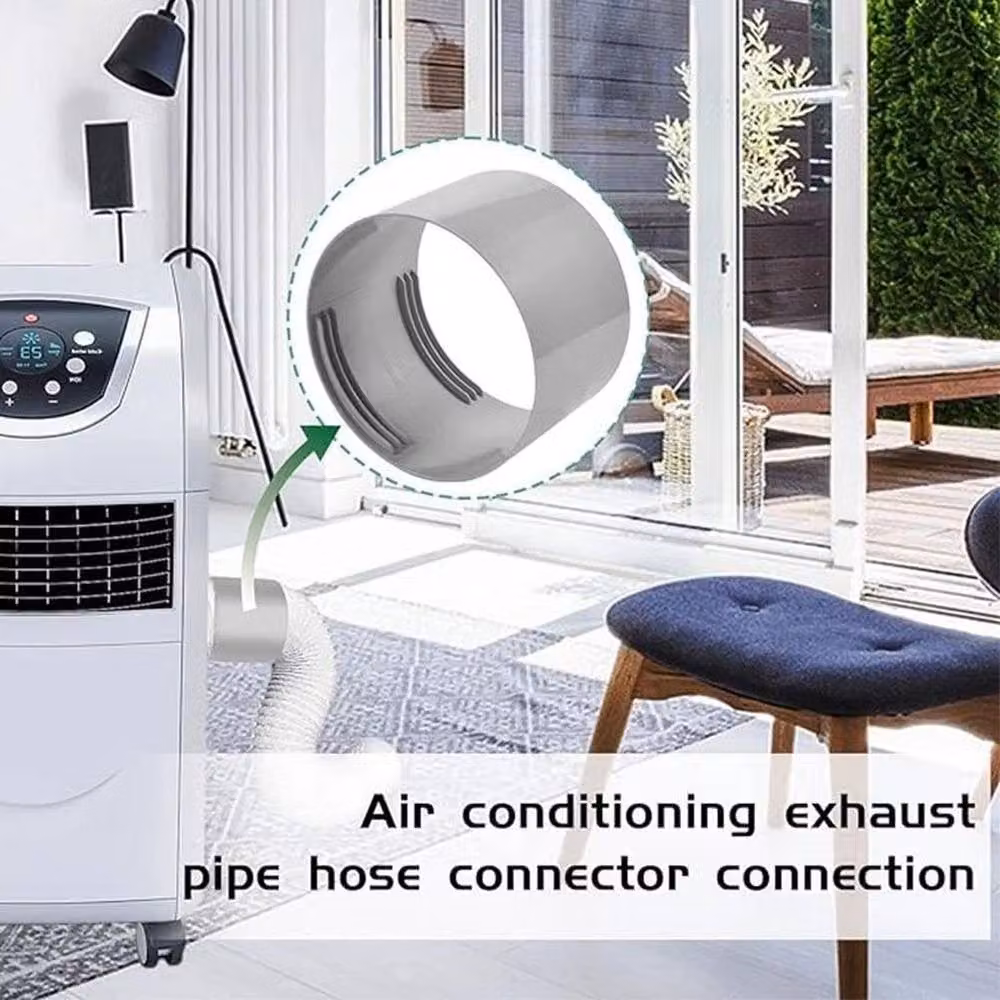 FLAVORA AC Exhaust Hose Pipe Connector Adapter in White – 2