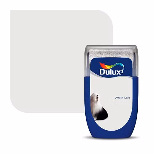 Dulux Matt Tester Paint, White, 30 ml