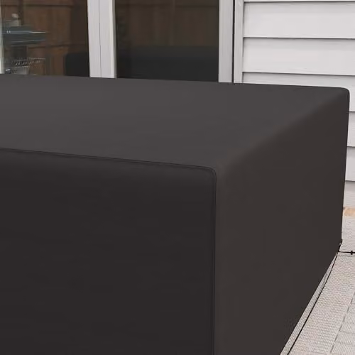 Outsunny Water-Repellent Black Oxford Fabric Garden Sofa Cover, W: 245 cm, D: 165 cm, H: 66 cm – 6