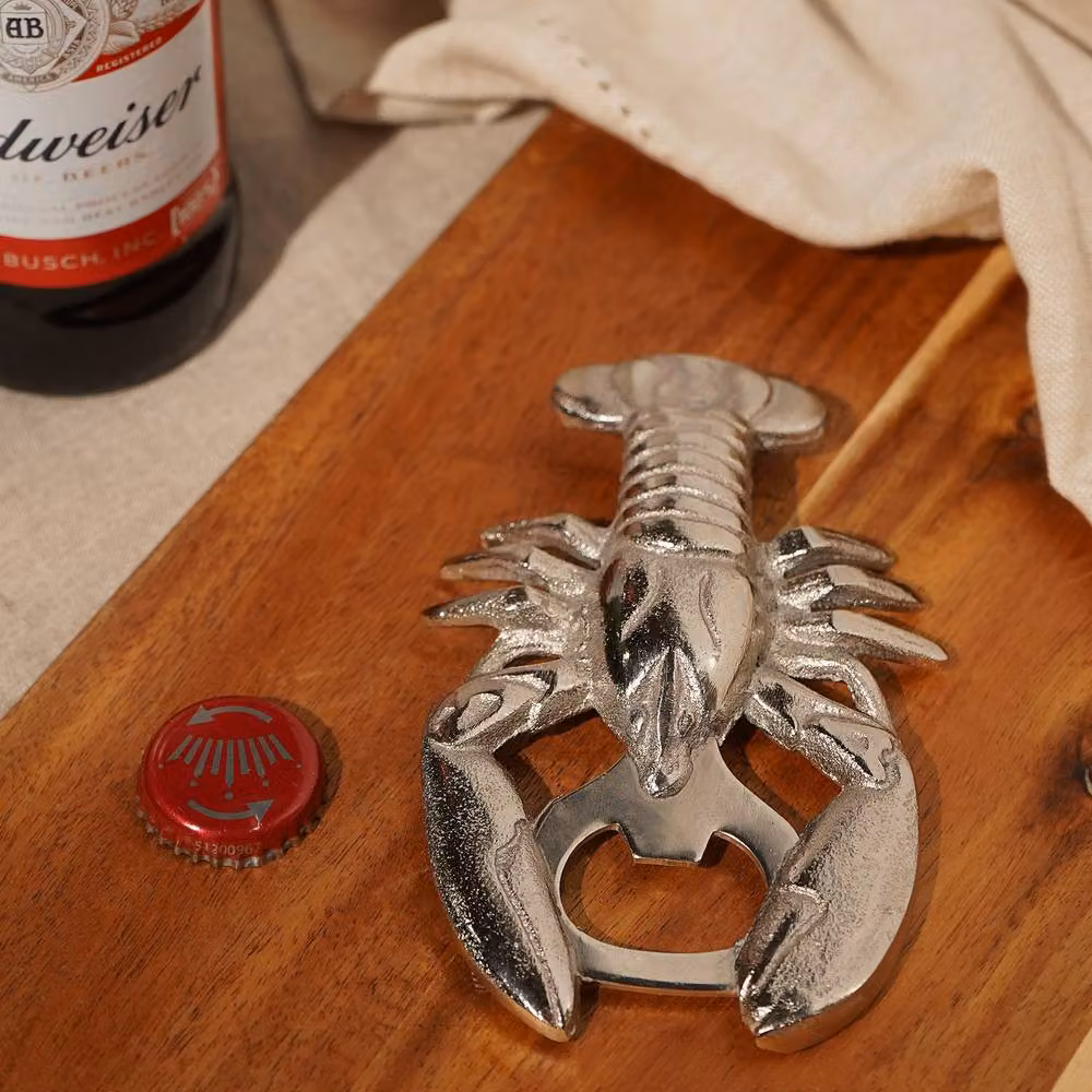 Hestia Lobster Bottle Opener in Silver – 2