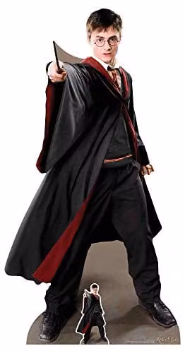 Star Cutouts Harry Potter Quidditch Captain Lifesize Cardboard Cutout, Multicolour Freestanding Display, Height: 170 cm