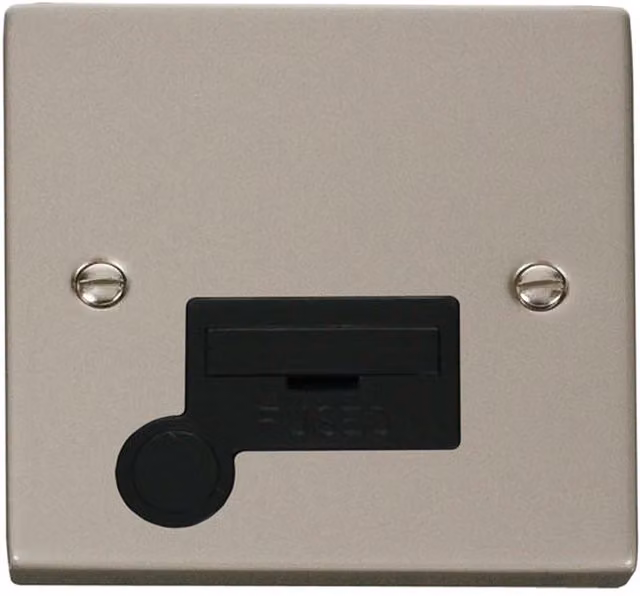 SE HOME Black Flush 13A Fused Connection Unit with Flex