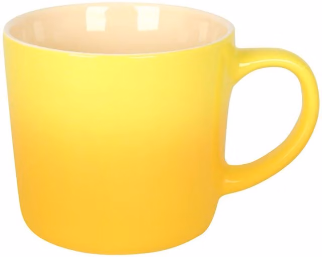 Argon Tableware Yellow New Bone China Mug, 330ml