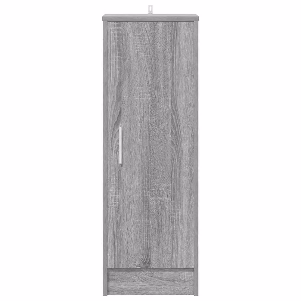 Berkfield Home Grey Sonoma Shoe Cabinet with Hinged Doors and Internal Shelves, W/D/H: 35 x 35 x 92 cm – 2