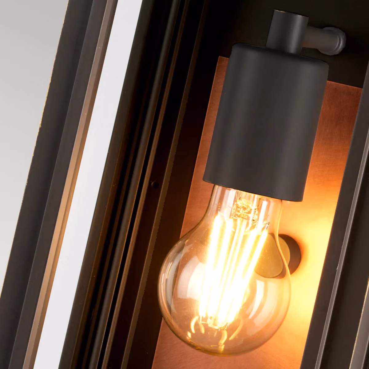Hinkley Sutcliffe Outdoor 1 Light Wall Lantern in Oil Rubbed Bronze and Brown, IP44 – 3