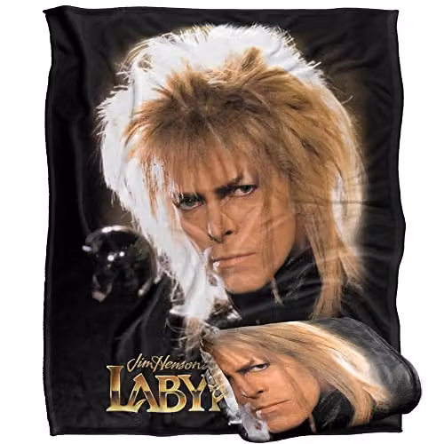 LOGOVISION Labyrinth Jareth Crystal Ball Super Soft Fleece Throw Blanket, White, W/D/H: 152 x 127 cm – 5