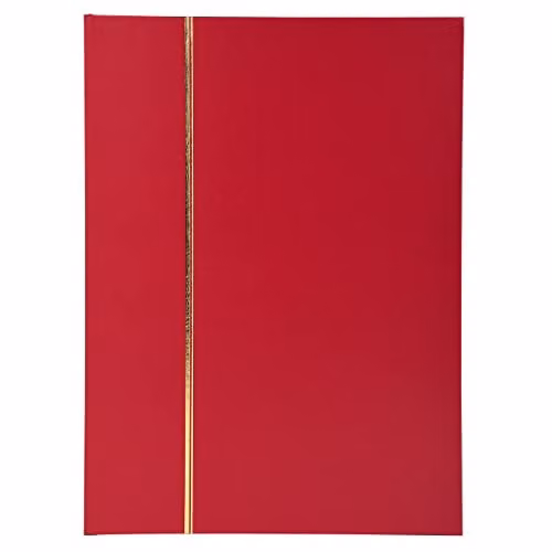Exacompta Classic Stamp Album in Red Faux Leather, 32 Pages, W: 17 cm, H: 22.5 cm – 1