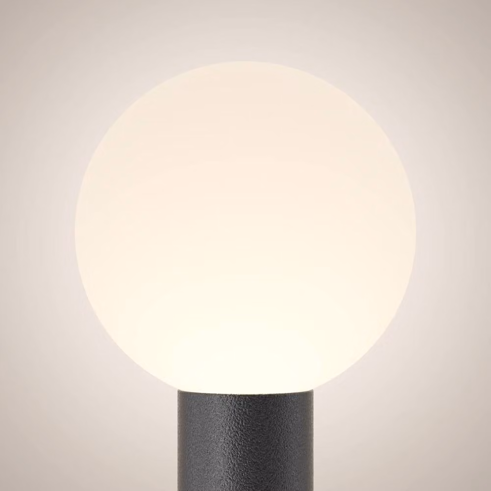 Netlighting Bold Outdoor Bollard Floor Lamp in Black with E27 Socket and IP54 Rating – 2