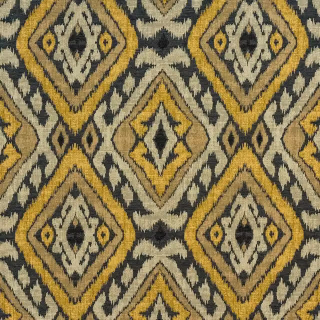 Terrys Linosa Fabric Charcoal Grey Multicolour