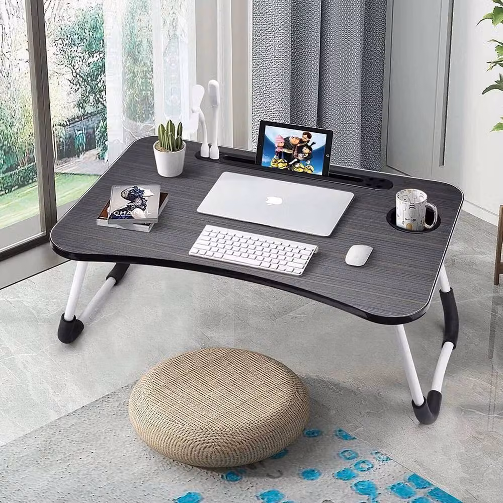 FORGEVIO Folding Laptop Table Stand and Bed Tray in Black – 3