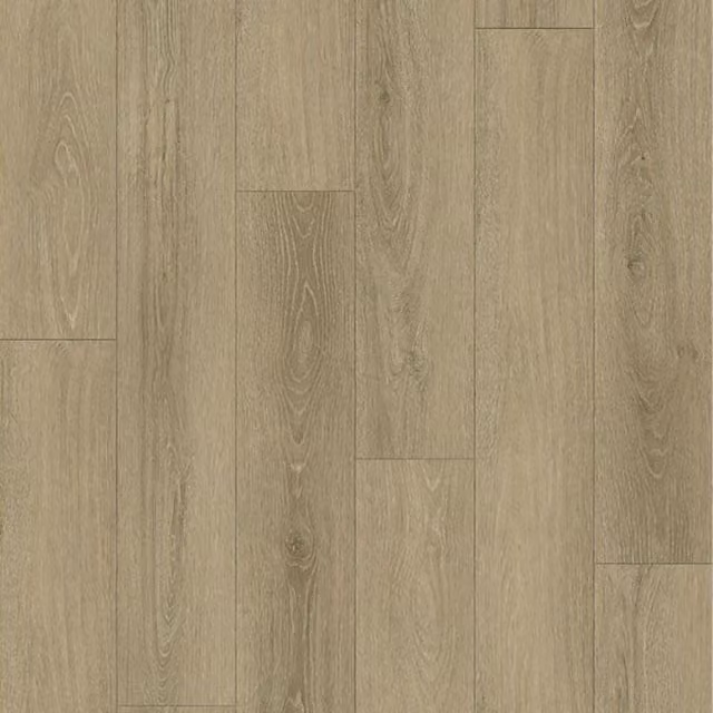 Guardian Click Wood Look Vinyl Flooring Planks in Brown and Beige, Pack of 8
