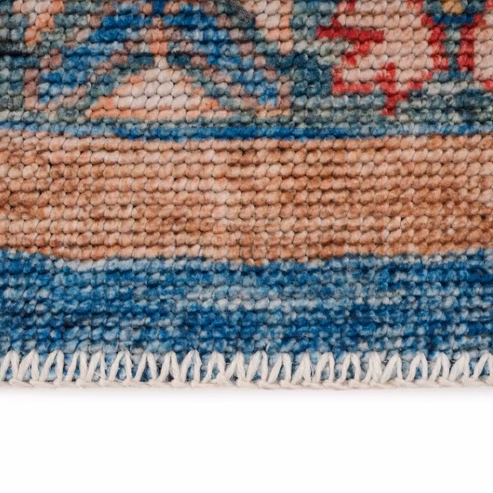 Kukoon Red Striped Modern Rectangular Living Room Area Rug, Machine Washable and Non-Slip, W: 120 cm, L: 170 cm – 5