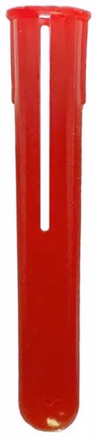 JCP Bulk Loose Red Plastic Plugs, 6.0 x 37mm, Box of 10000