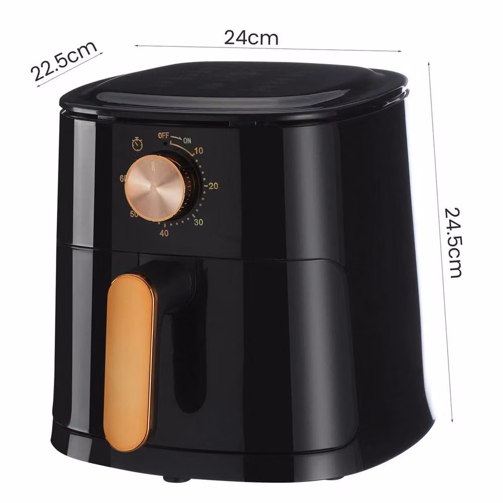 PAWNORA 1800W Air Fryer with 4 L Capacity in Black – 2