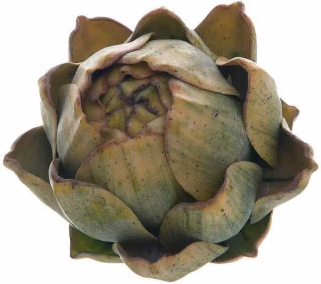 Lemon Pavilion Furniture and Decor Real Touch Artificial Artichoke Plant in Green, W: 10 cm, D: 10 cm, H: 10 cm – 1