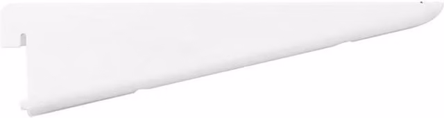 Smiths Ironmongery Matt White Steel T-Shape Angle Bracket