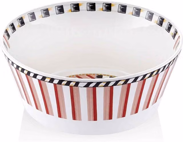 The Mia UK Mia Jardin Series Stoneware Salad Bowl, Multicolour