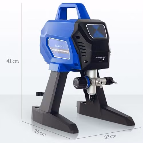 HOMCOM Airless Paint Sprayer with 200 Bar High Pressure and Adjustable Spray Pattern in Dark Blue – 6