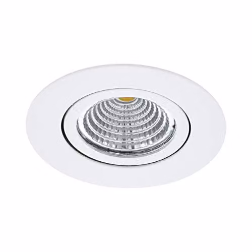 Loops White Recessed LED Wall and Ceiling Flush Downlight 6W