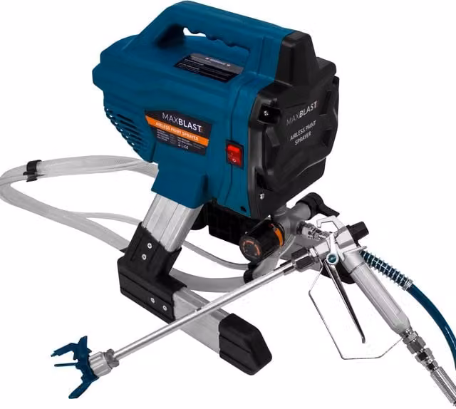 Maxblast Airless Paint Sprayer Gun 650W 1.4L Blue