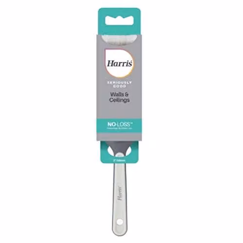 Harris Seriously Good Walls and Ceilings Synthetic Paint Brush, 2in, for Water-Based Paints