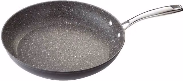 Stellar Rocktanium Non-Stick Frying Pan, 30 cm, Metallic Silver