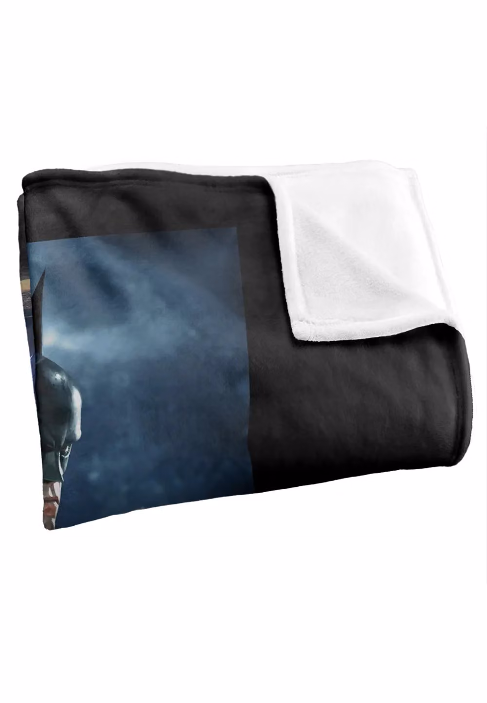 Warner Brothers Batman Arkham Knight Batmobile Silky Touch Super Soft Throw Blanket, White, W x D: 152.4 x 127.0 cm – 3