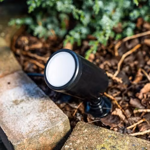 ValueLights Smart Outdoor Ground Spike Lights, Set of 3, Multicolour RGB, IP65 Waterproof, App and Voice Control with Alexa and Google Assistant, Black – 4