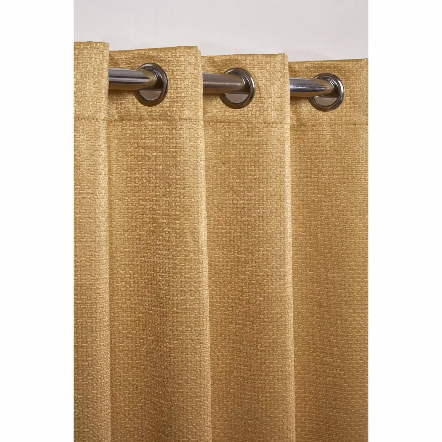NewEdgeBlinds Thermal Blackout Eyelet Curtains in Yellow, W: 137 cm, H: 168 cm – 2