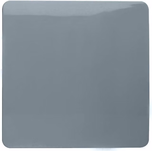 Trendi Grey Plastic Flush Socket Plate
