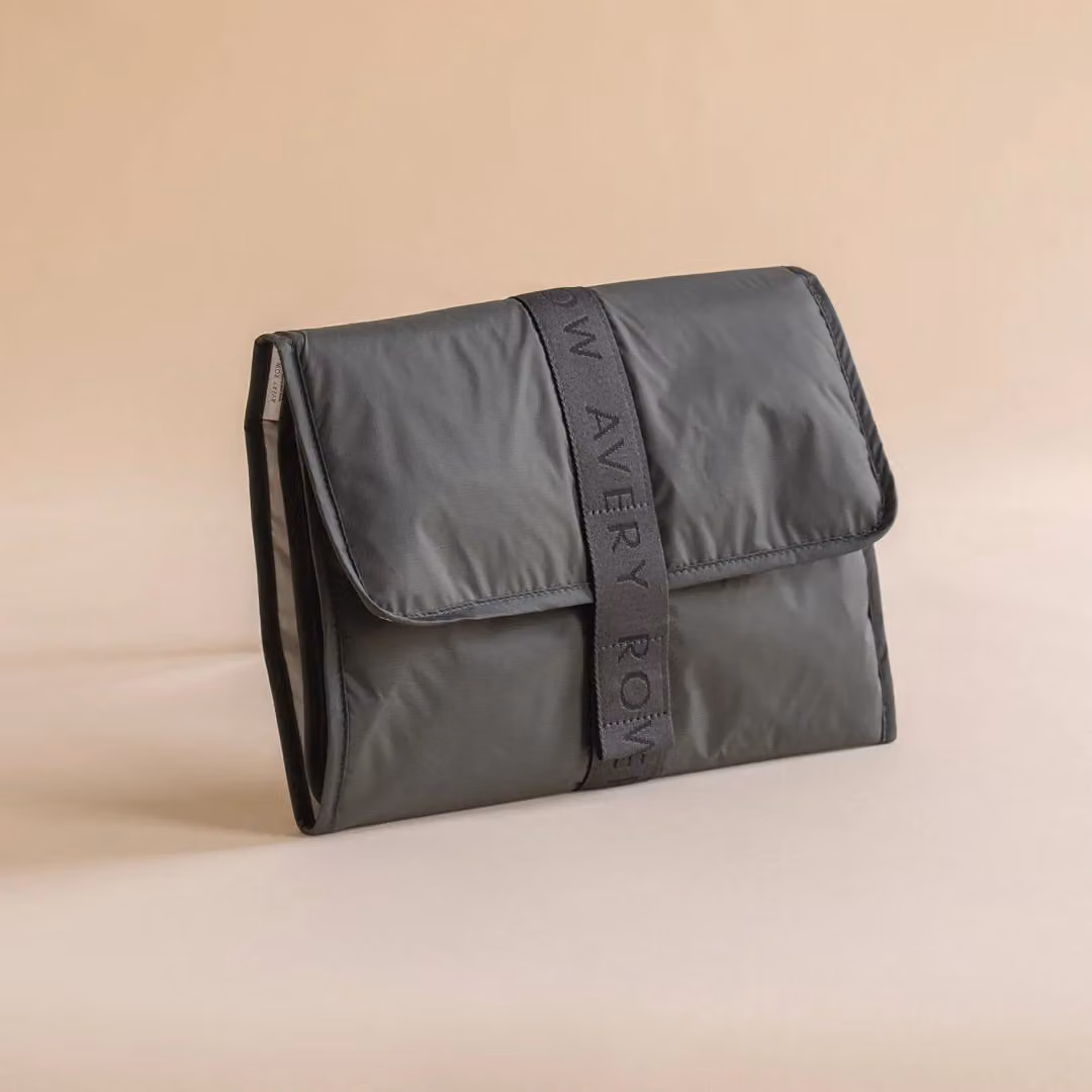 Avery Row Foldable Travel Baby Changing Mat in Black, W: 60 cm, D: 30 cm – 2