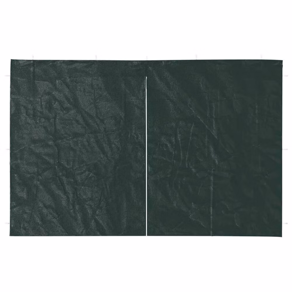 Berkfield Home Party Tent Sidewalls with Zipper, 2 Pieces, PE Green – 2
