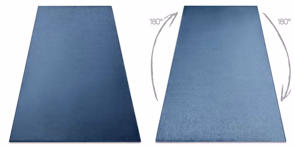 RugsX Fitted Seduction Blue Rectangular Polyamide Rug W: 100 cm, D: 150 cm – 2